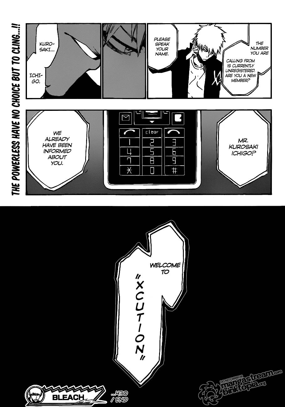 Bleach chapter 430 page 19
