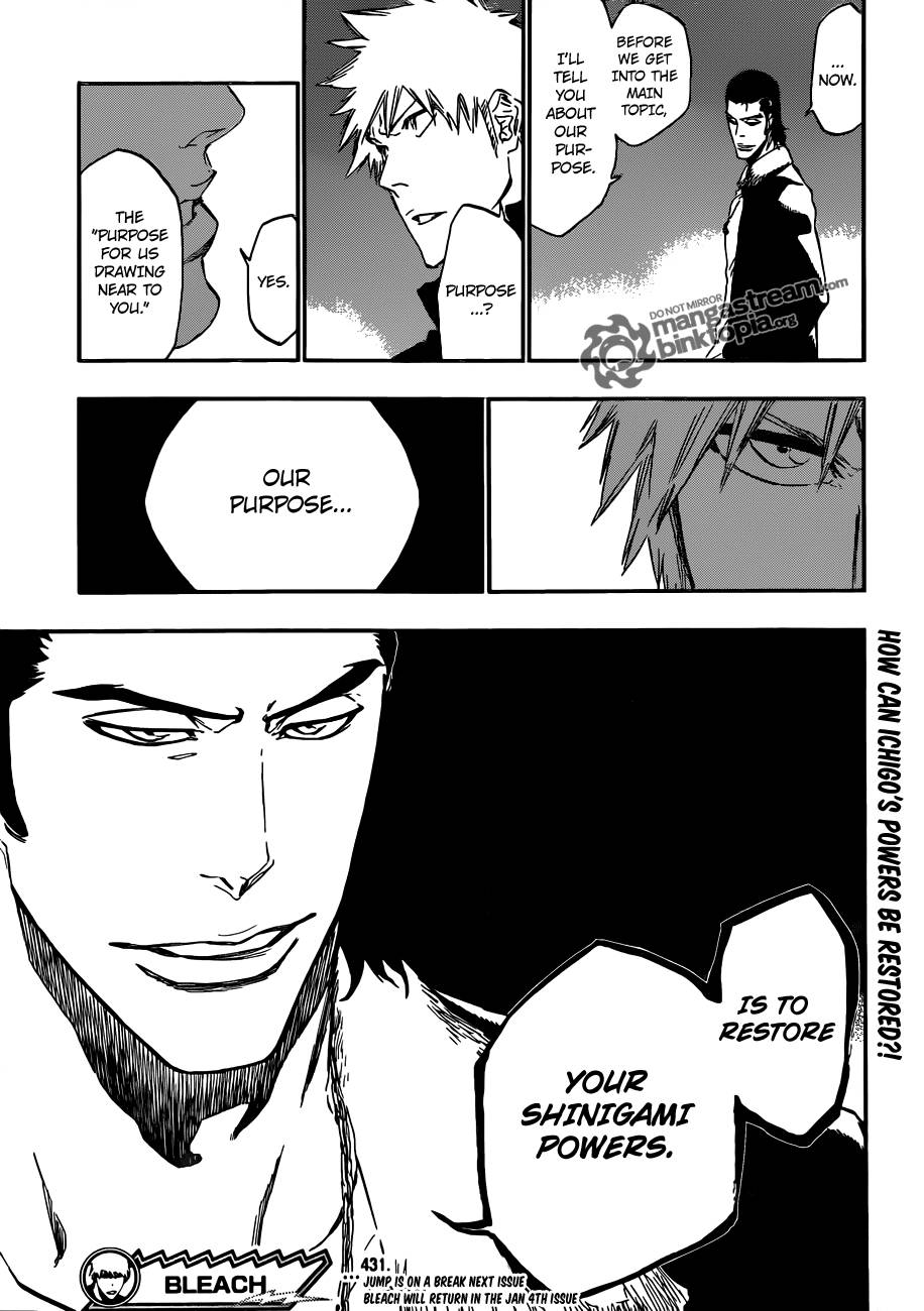 Bleach chapter 431 page 18