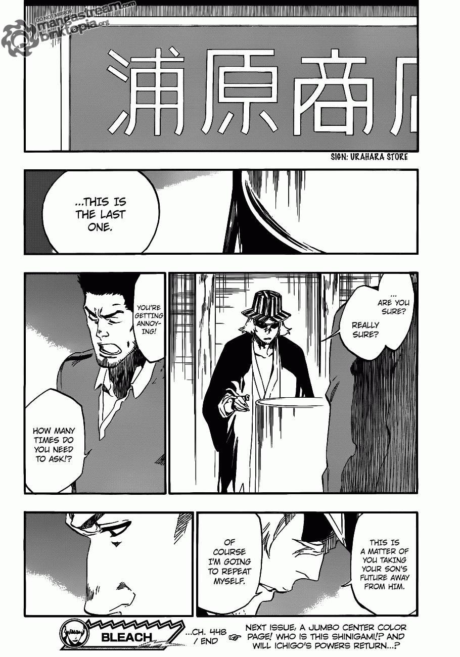 Bleach chapter 448 page 18