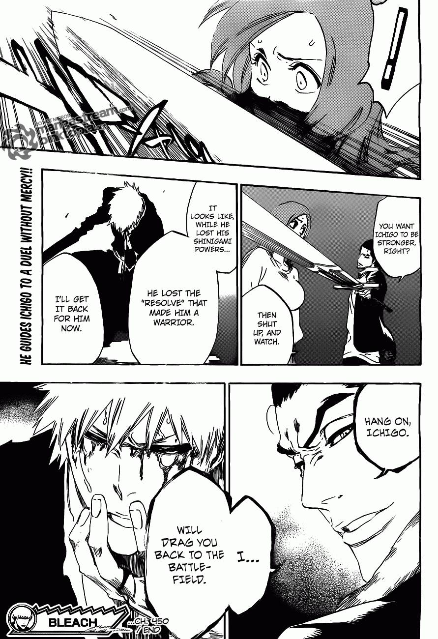 Bleach chapter 450 page 19