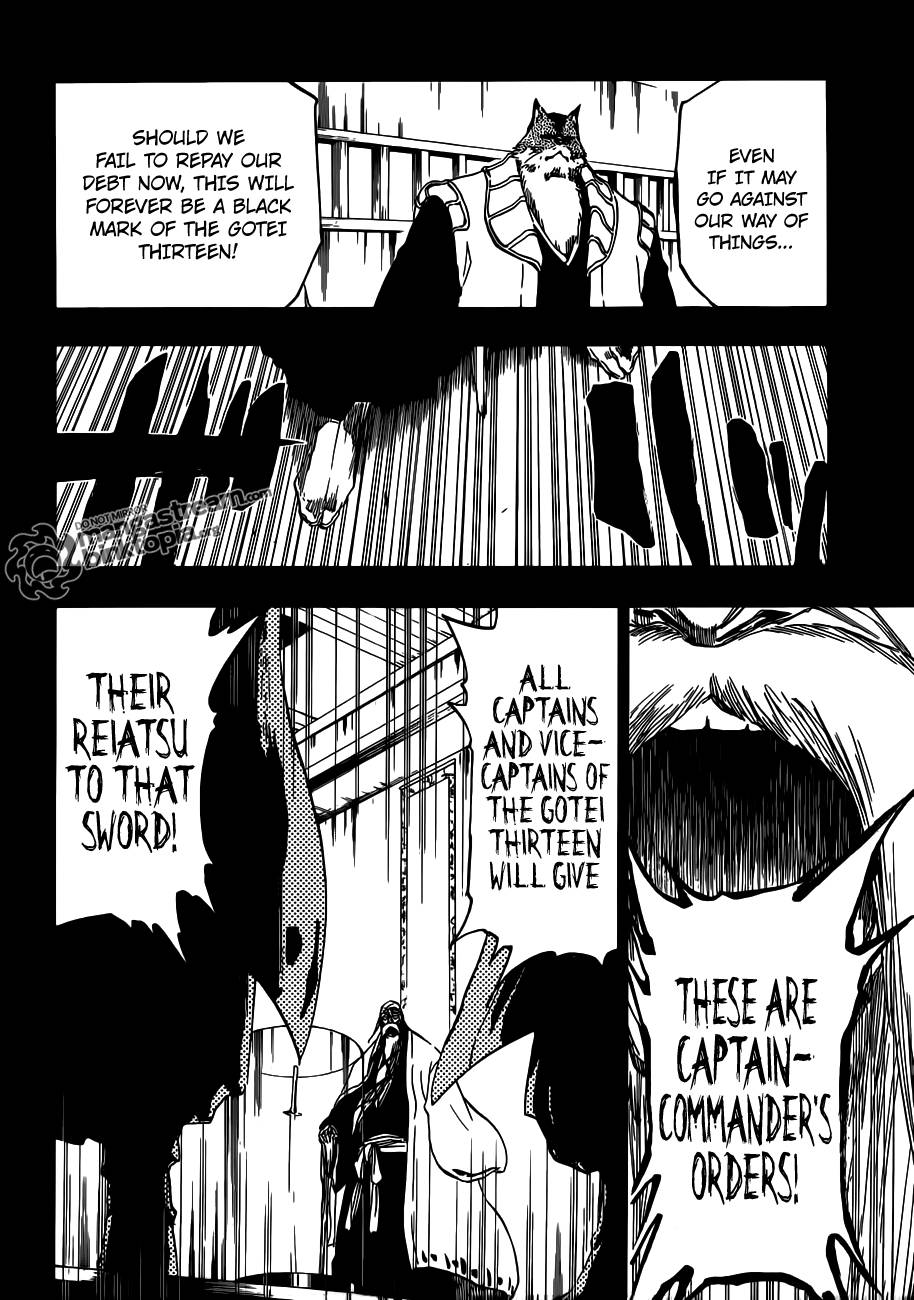 Bleach chapter 461 page 13