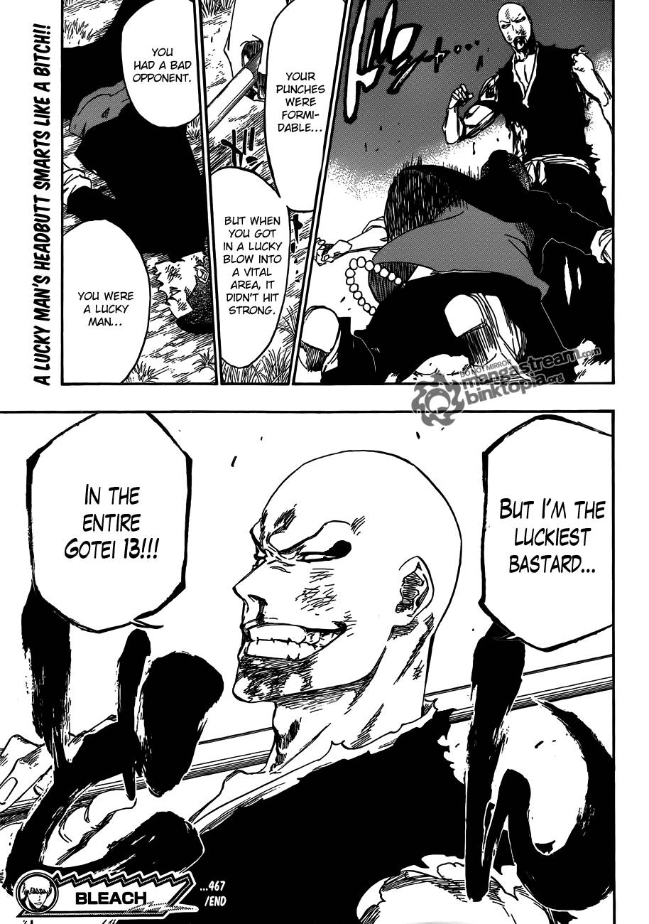 Bleach chapter 467 page 19