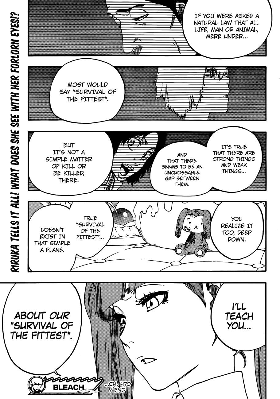 Bleach chapter 470 page 19