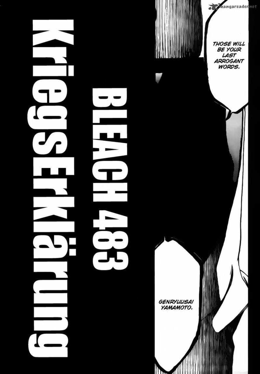 Bleach chapter 483 page 3
