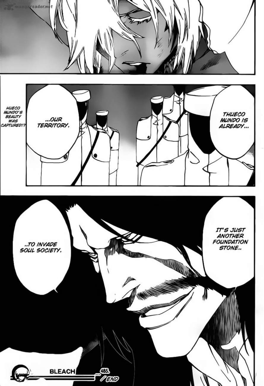Bleach chapter 485 page 16