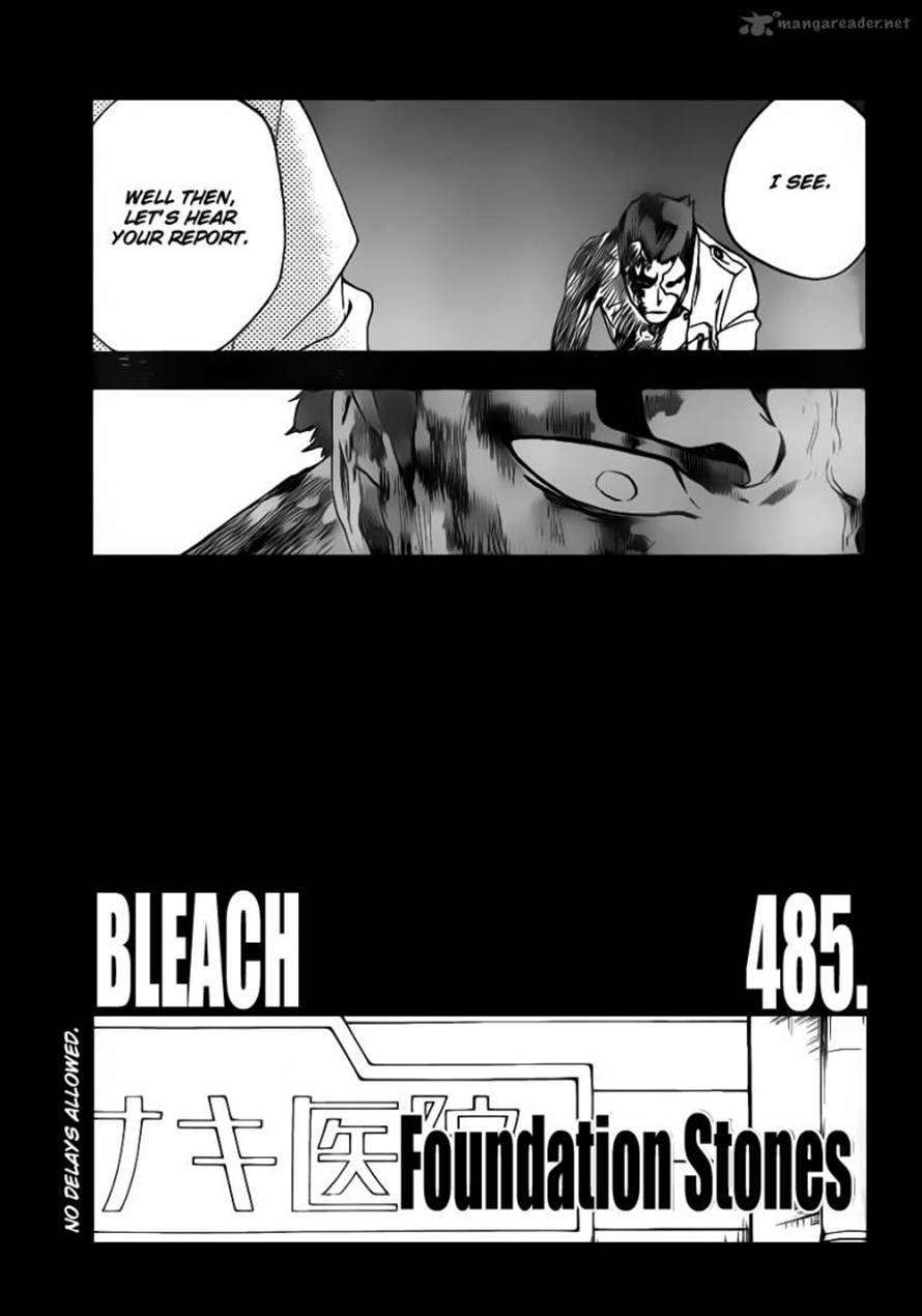 Bleach chapter 485 page 2