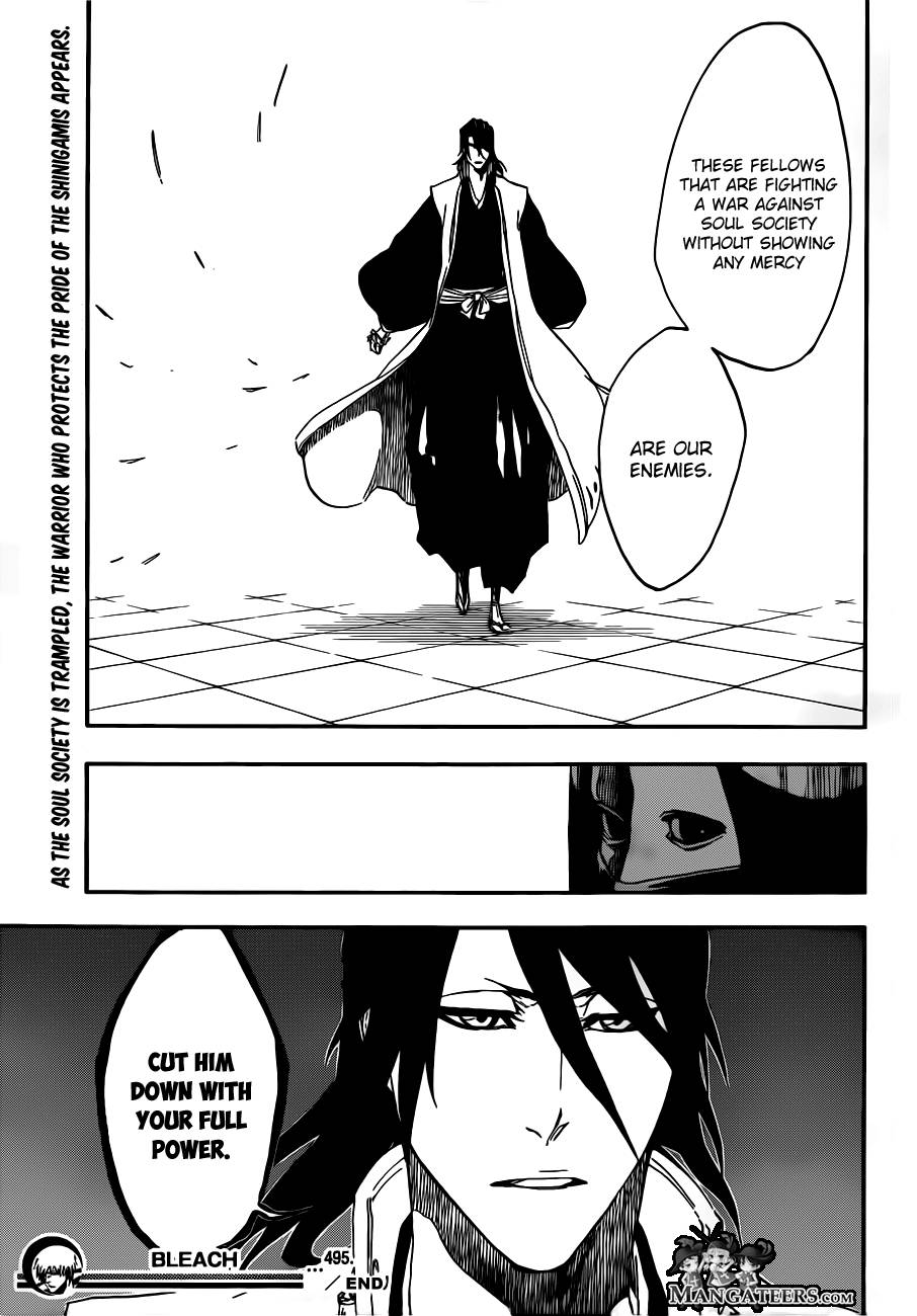 Bleach chapter 495 page 18