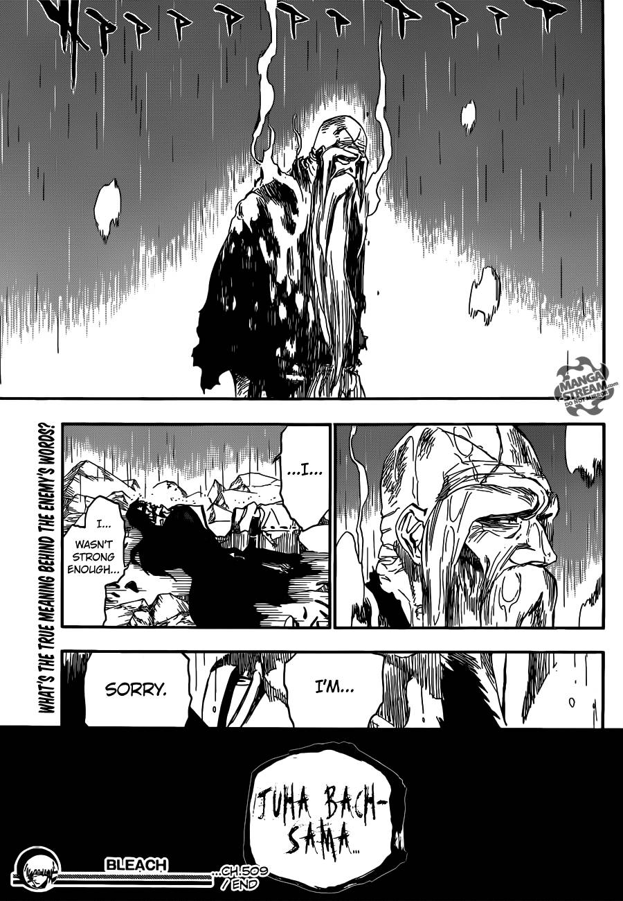 Bleach chapter 509 page 18