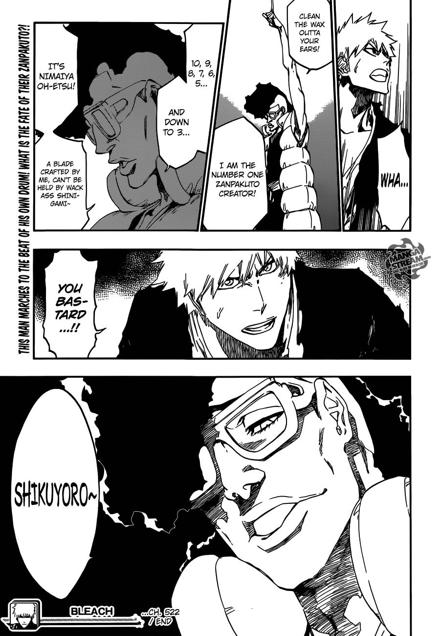 Bleach chapter 522 page 20