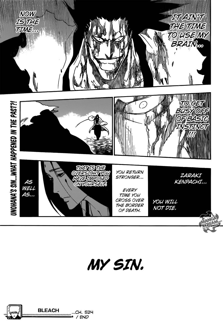 Bleach chapter 524 page 19
