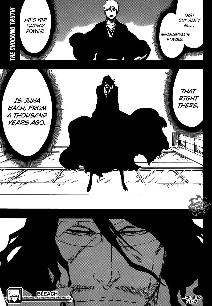 Bleach chapter 540 page 19