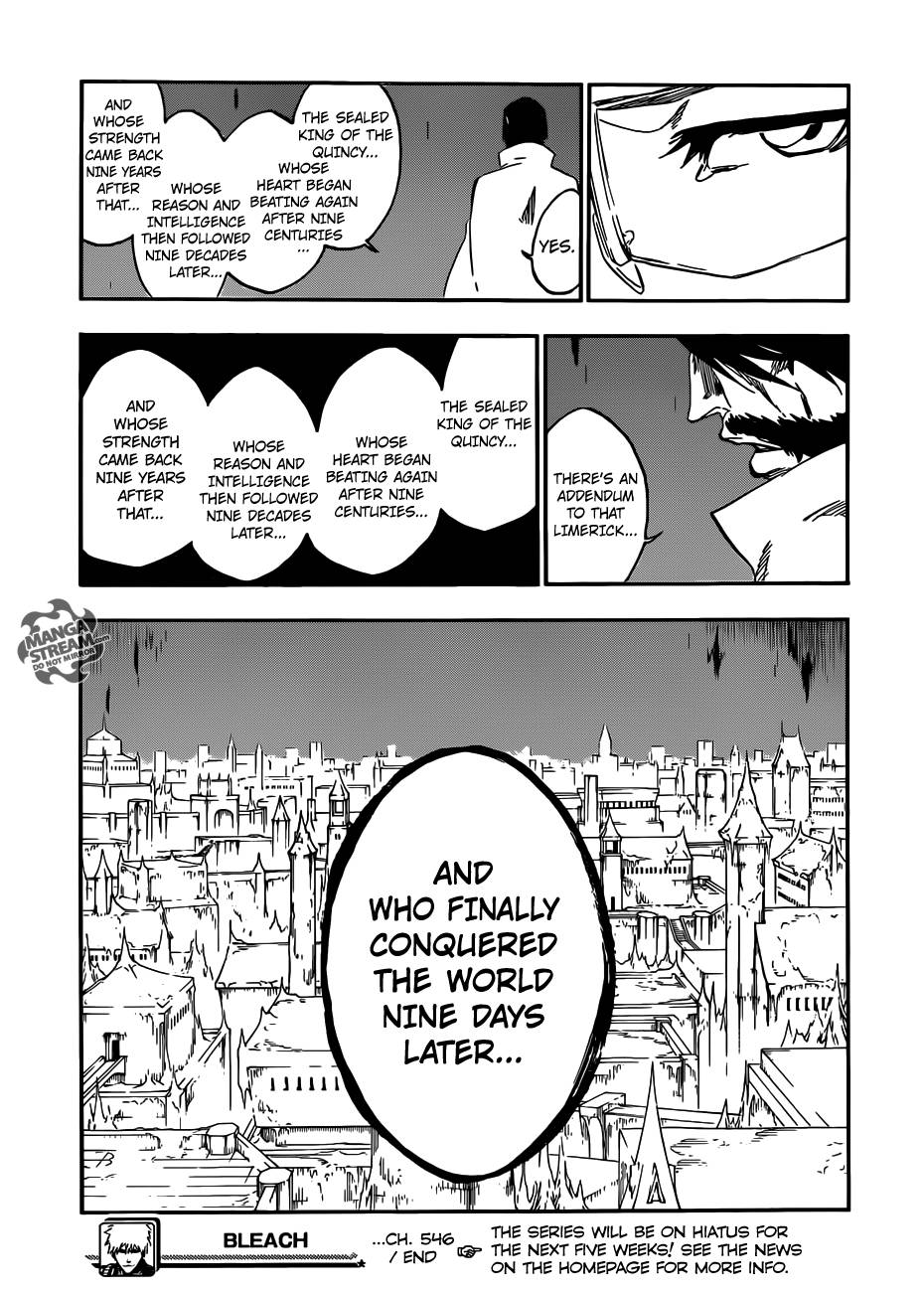 Bleach chapter 546 page 17