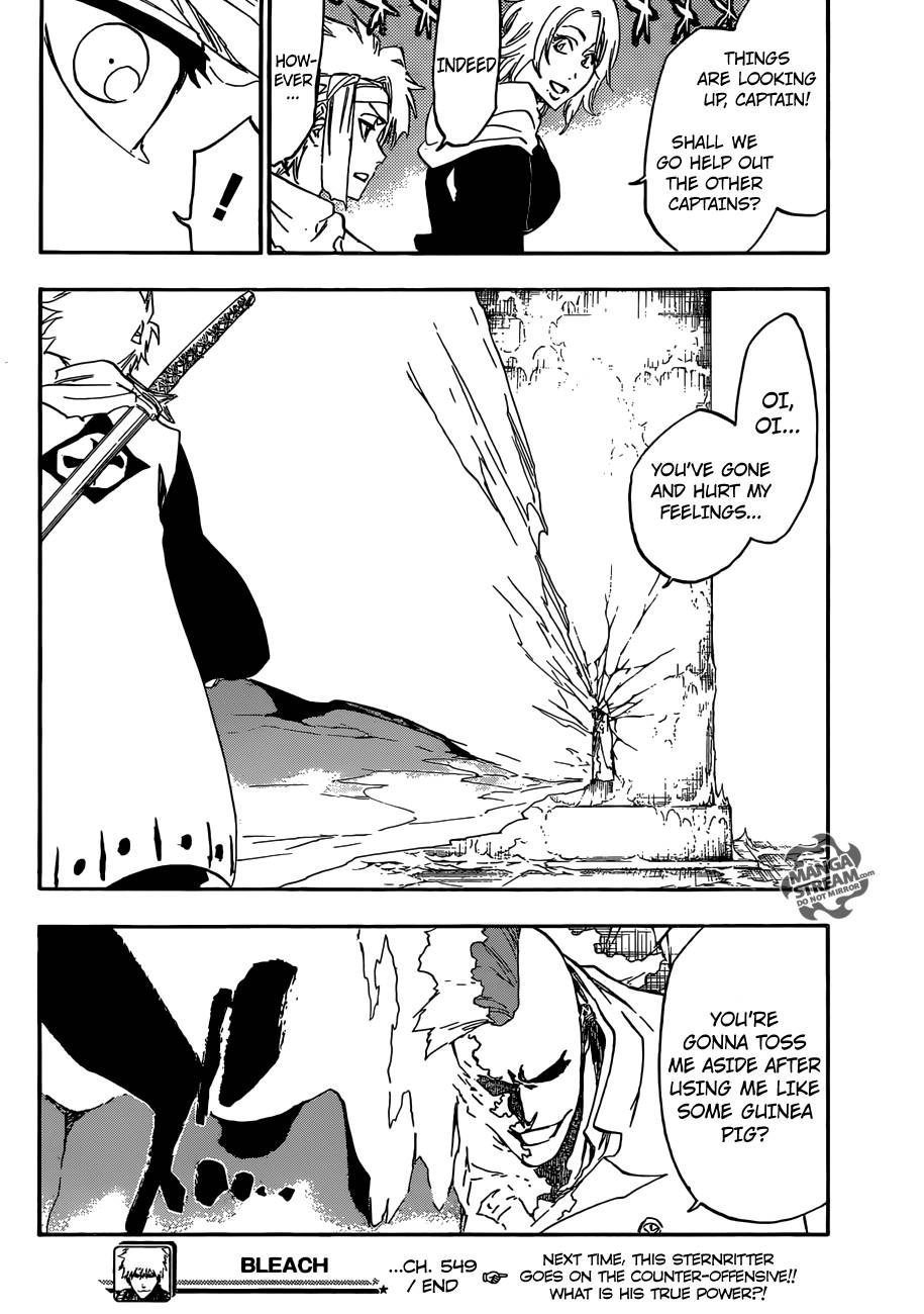 Bleach chapter 549 page 18