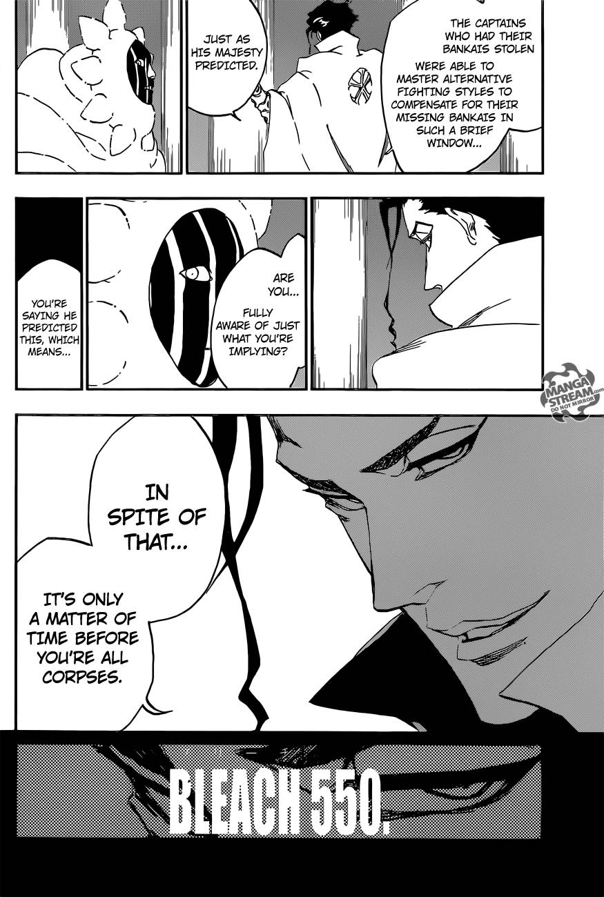 Bleach chapter 550 page 6