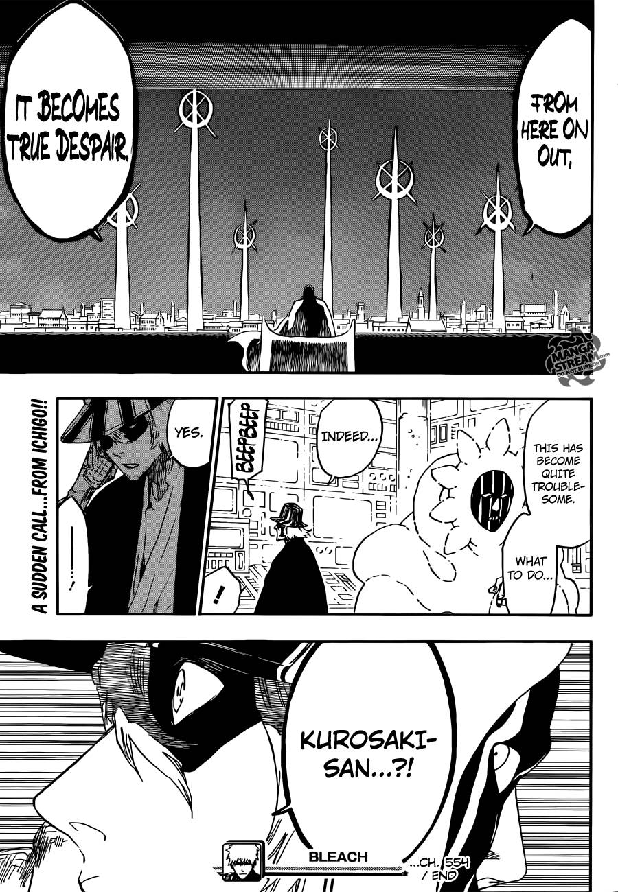 Bleach chapter 554 page 19