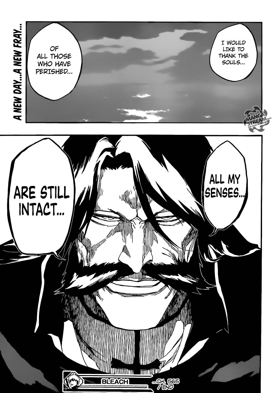 Bleach chapter 565 page 19