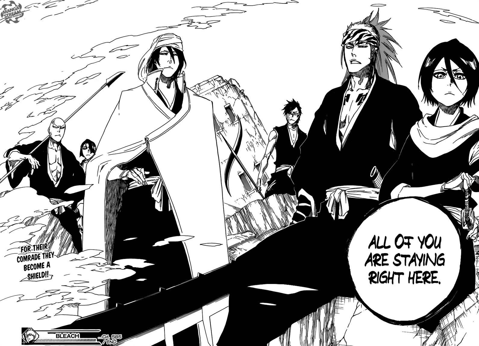 Bleach chapter 585 page 17