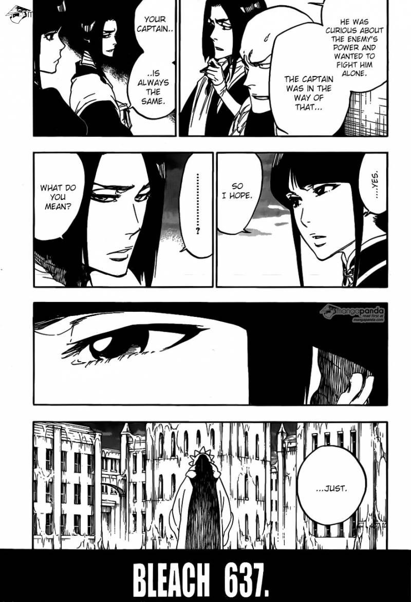 Bleach chapter 637 page 1