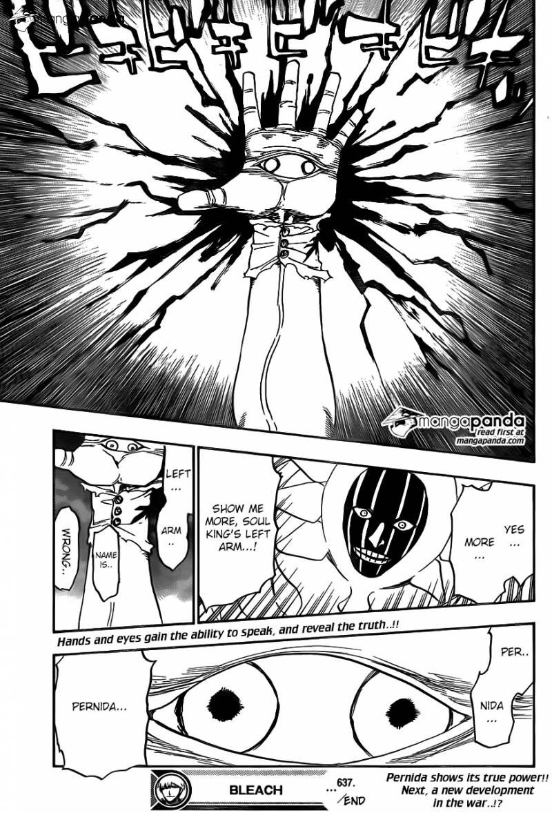 Bleach chapter 637 page 15