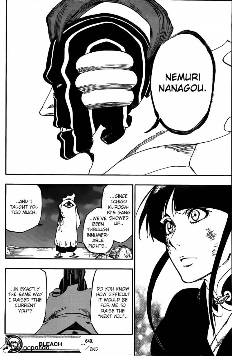 Bleach chapter 640 page 18