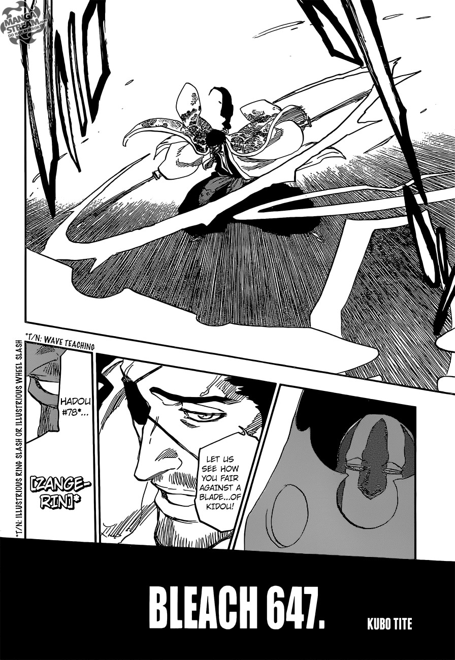 Bleach chapter 647 page 5