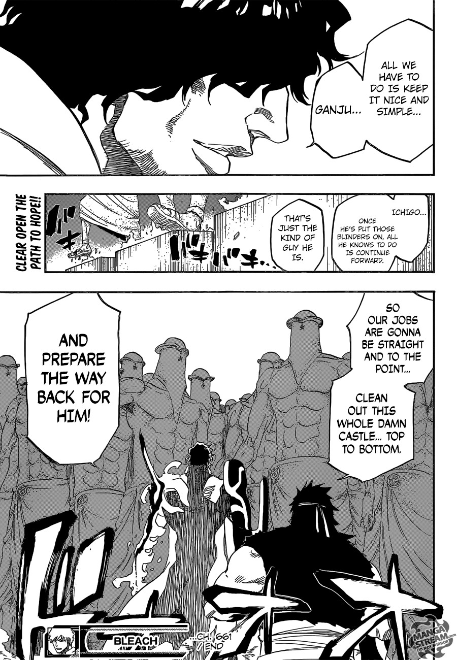 Bleach chapter 661 page 19