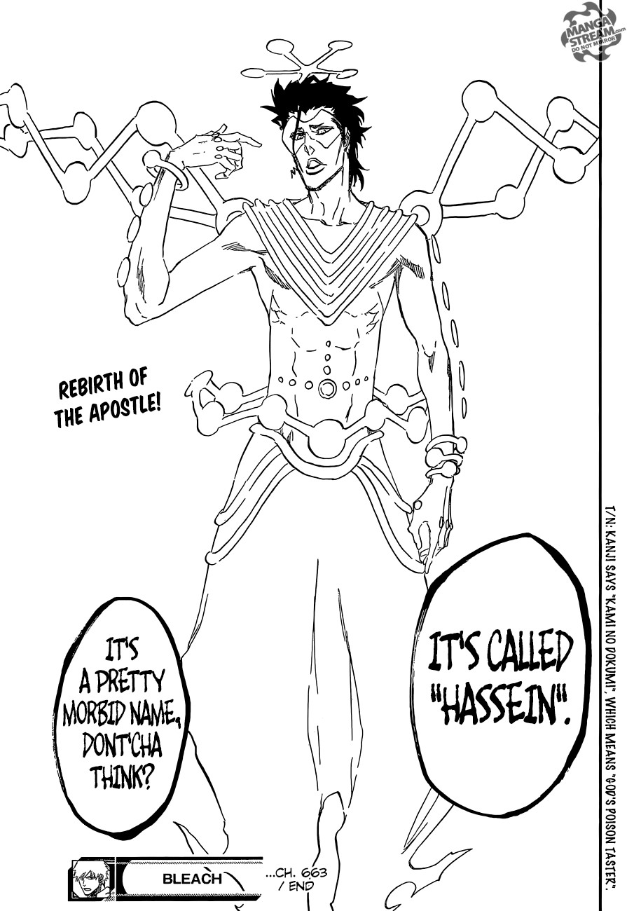 Bleach chapter 663 page 19