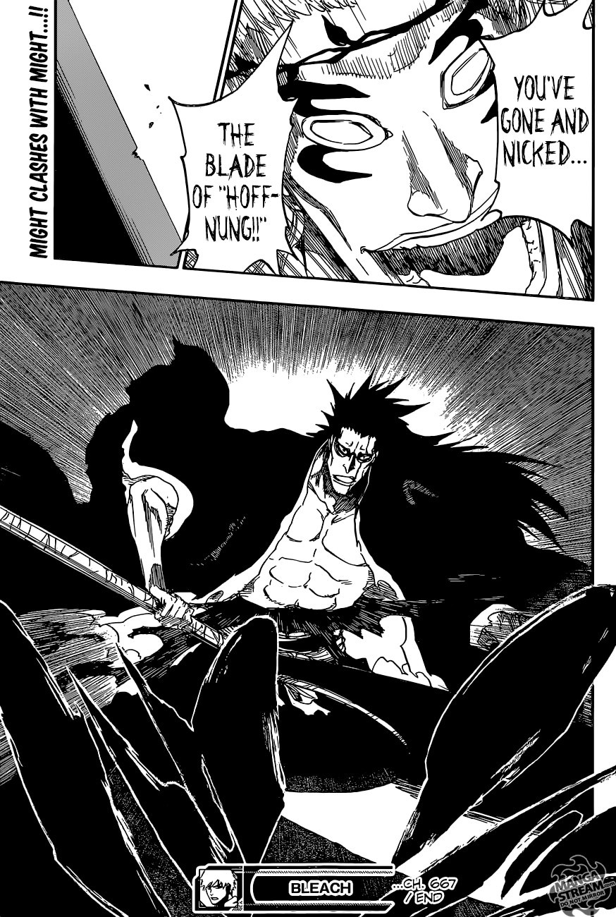 Bleach chapter 667 page 19
