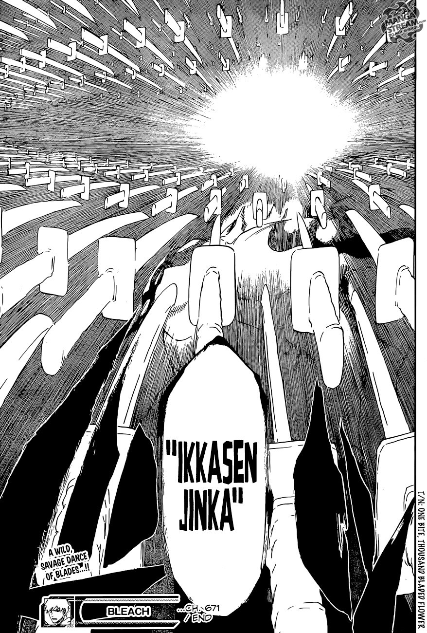 Bleach chapter 671 page 18