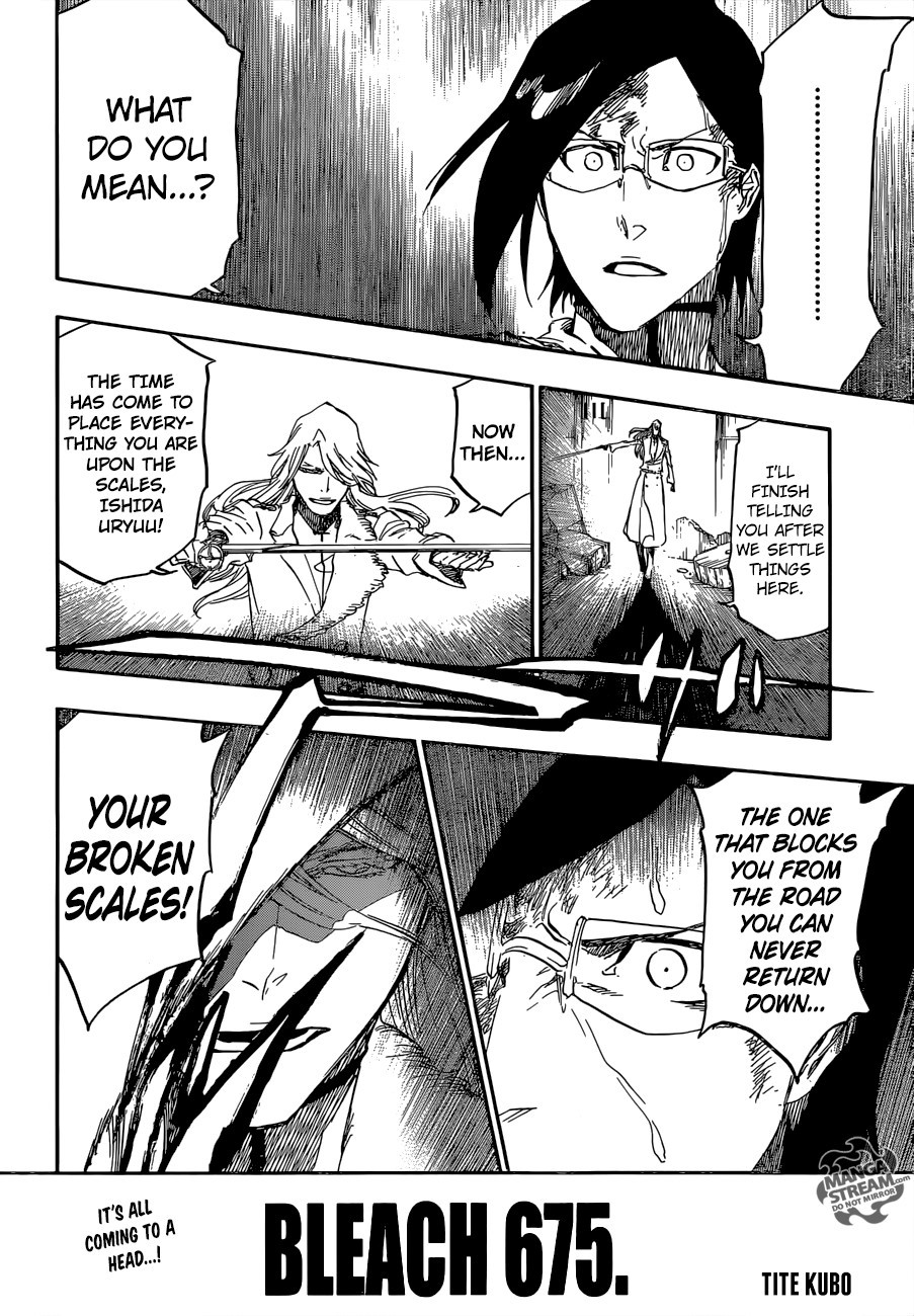 Bleach chapter 675 page 6
