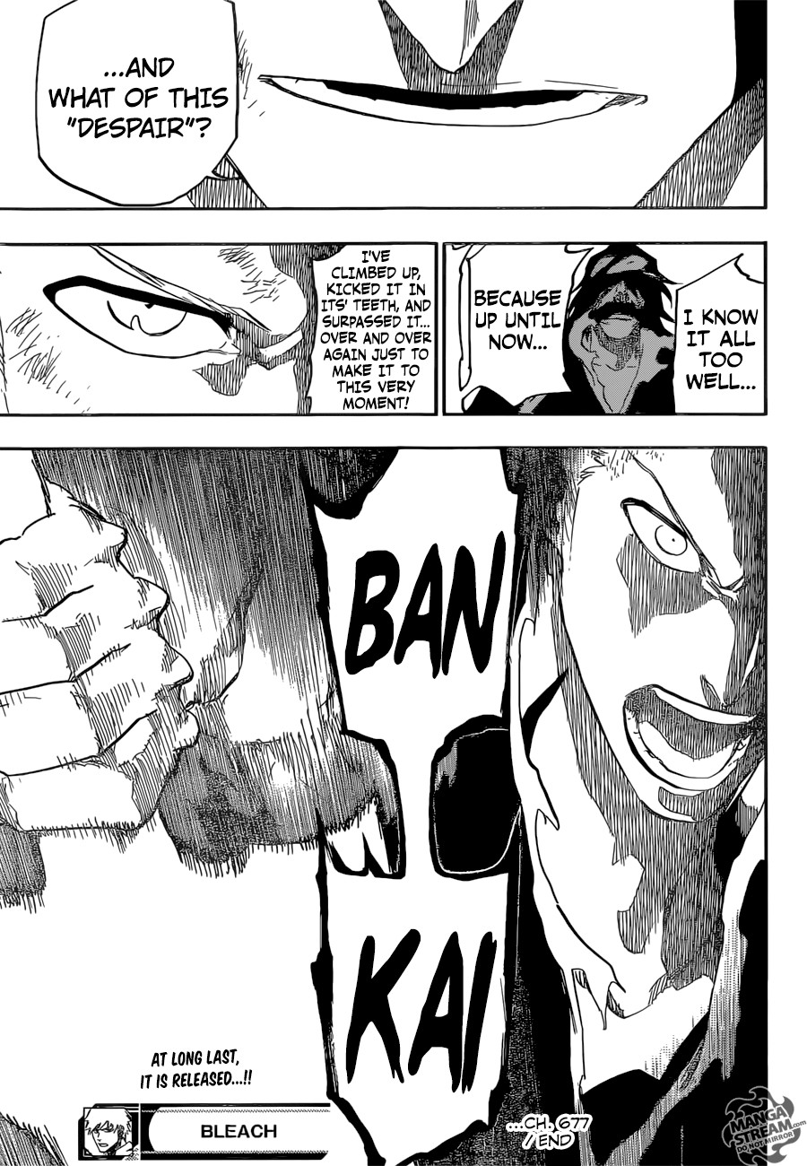 Bleach chapter 677 page 19