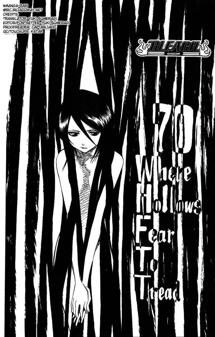 Bleach chapter 70 page 3
