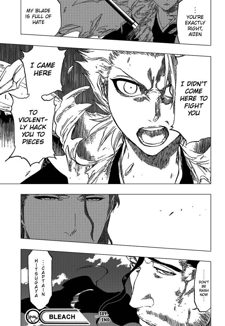 Bleach chapter 389 page 18