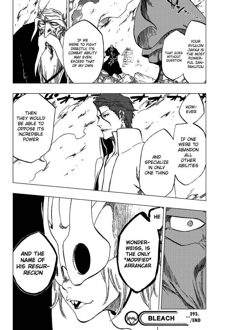 Bleach chapter 393 page 16