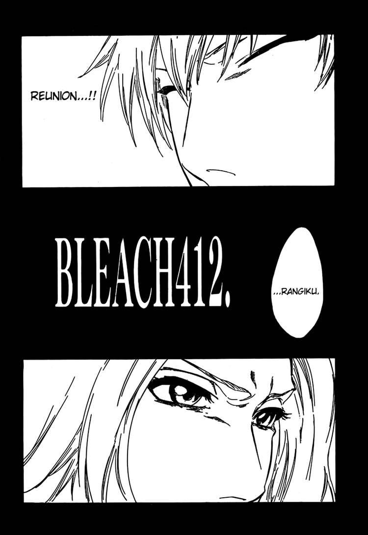 Bleach chapter 412 page 1