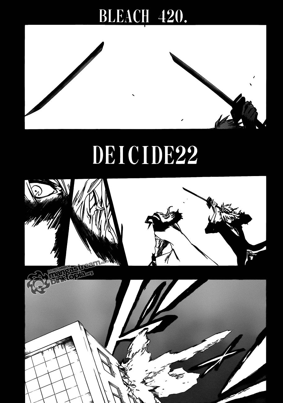 Bleach chapter 420 page 2