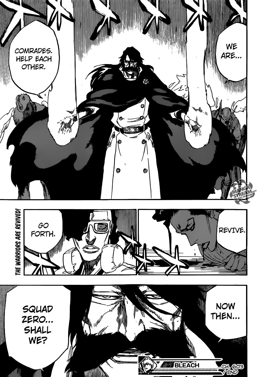 Bleach chapter 603 page 19