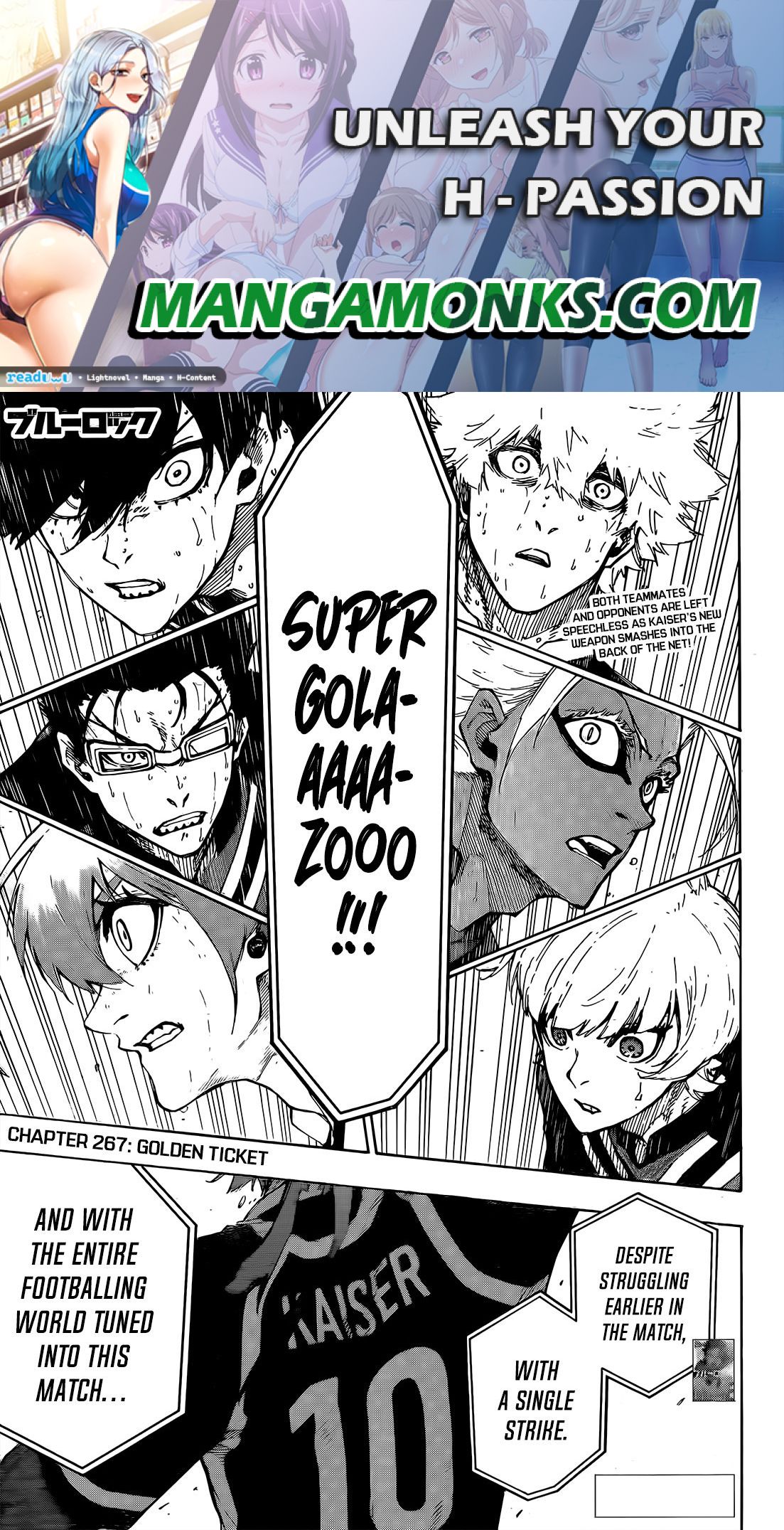 Blue Lock chapter 267 page 1