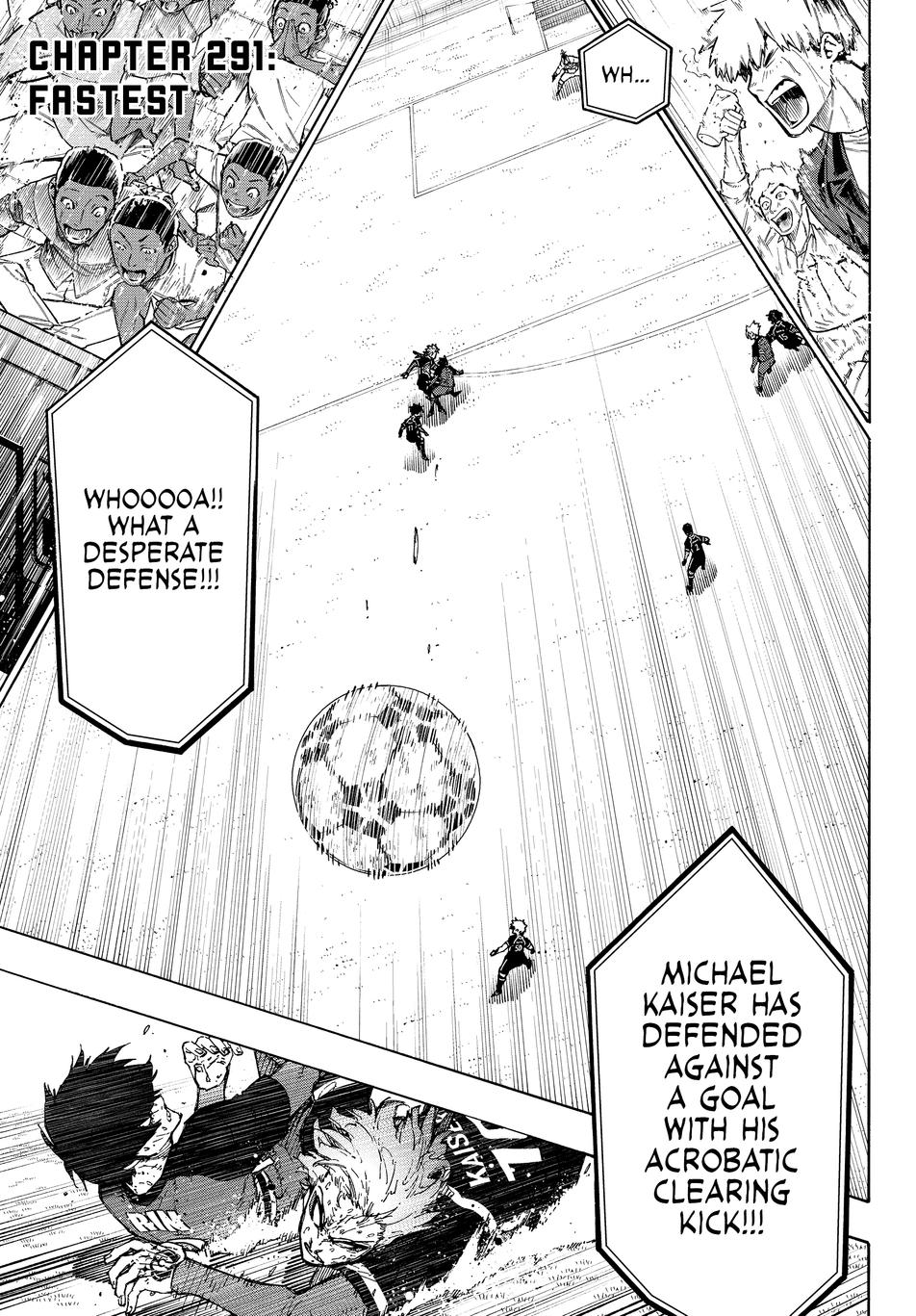 Blue Lock chapter 291 page 1