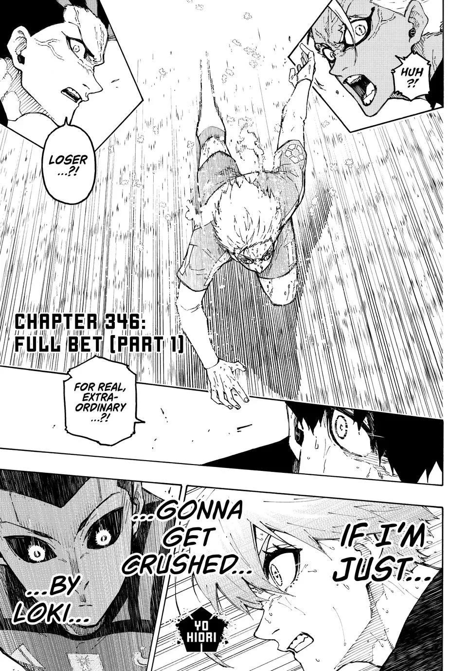 Blue Lock chapter 346.1 page 1