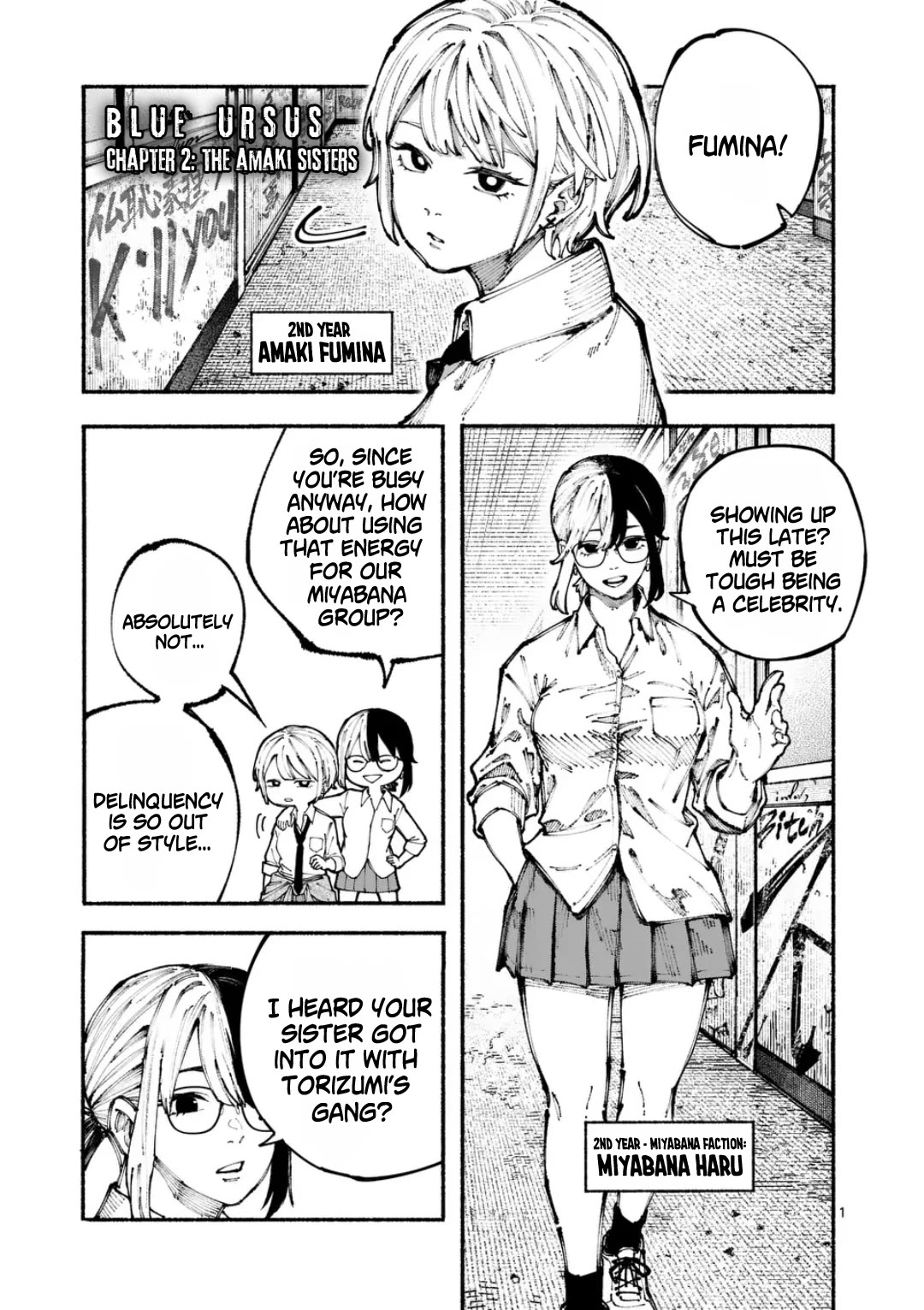 Blue Ursus chapter 2 page 1