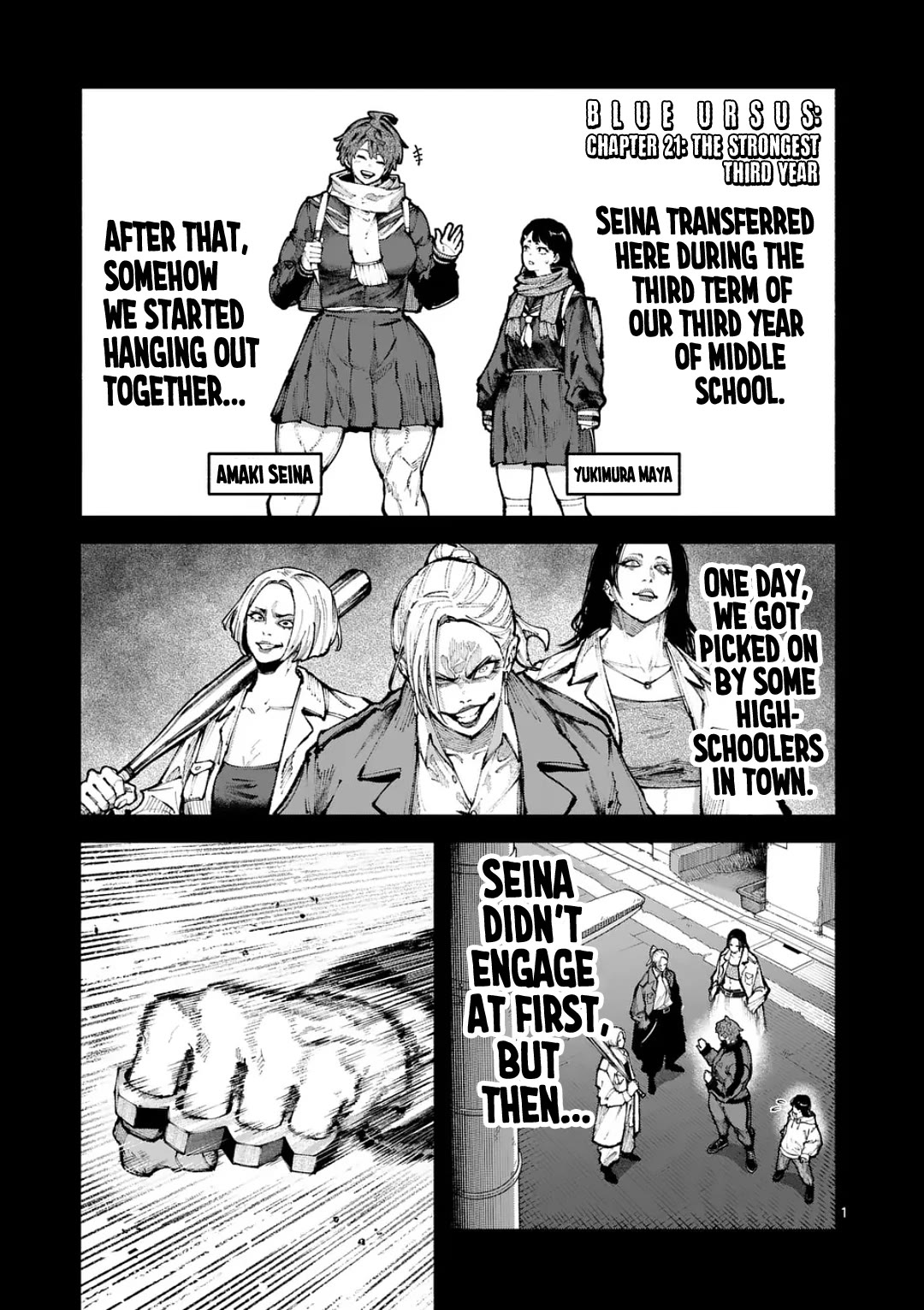 Blue Ursus chapter 21 page 1