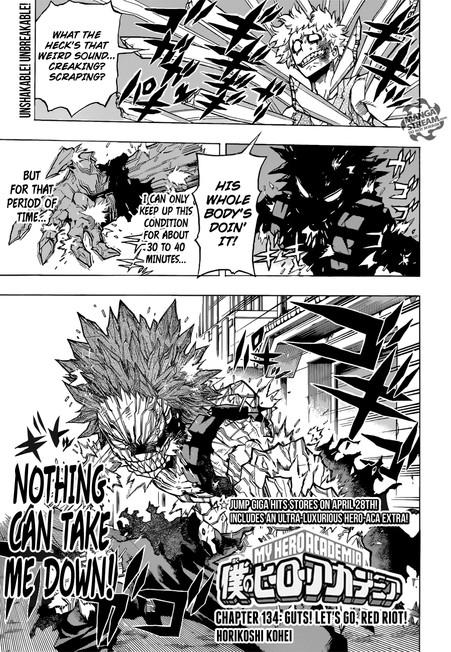 Boku no Hero Academia chapter 134 page 1