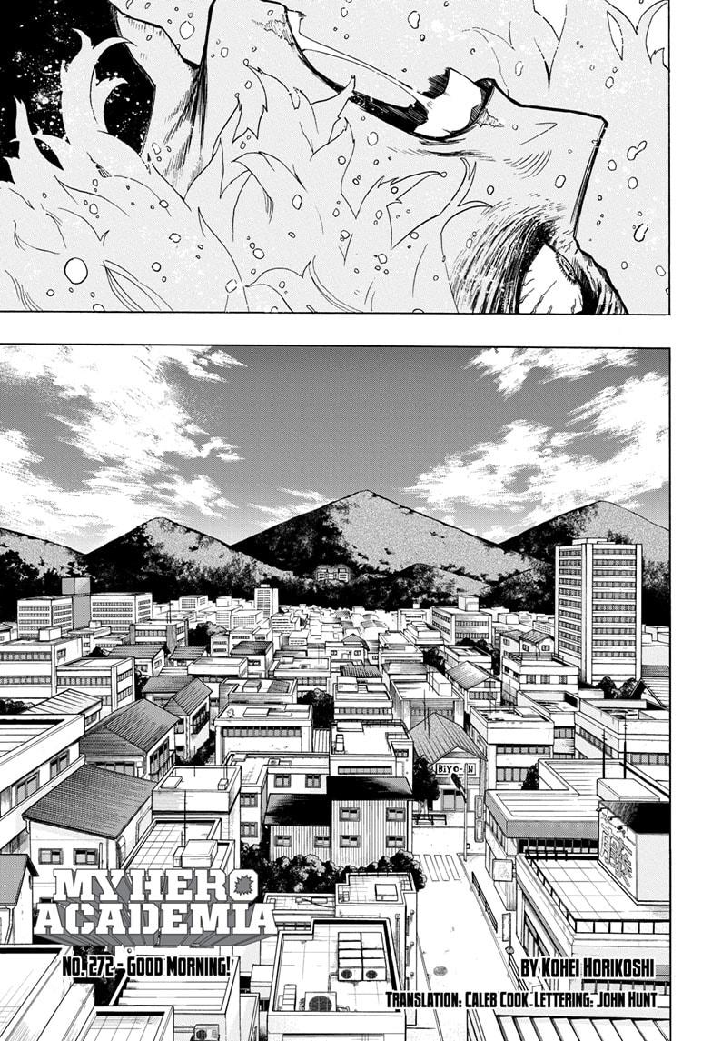 Boku no Hero Academia chapter 272 page 1