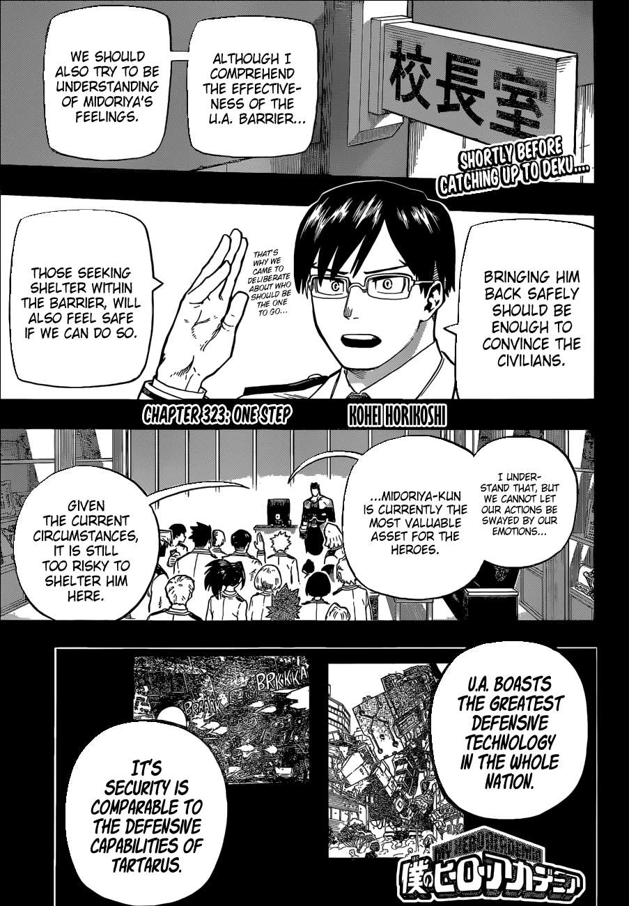 Boku no Hero Academia chapter 323 page 1