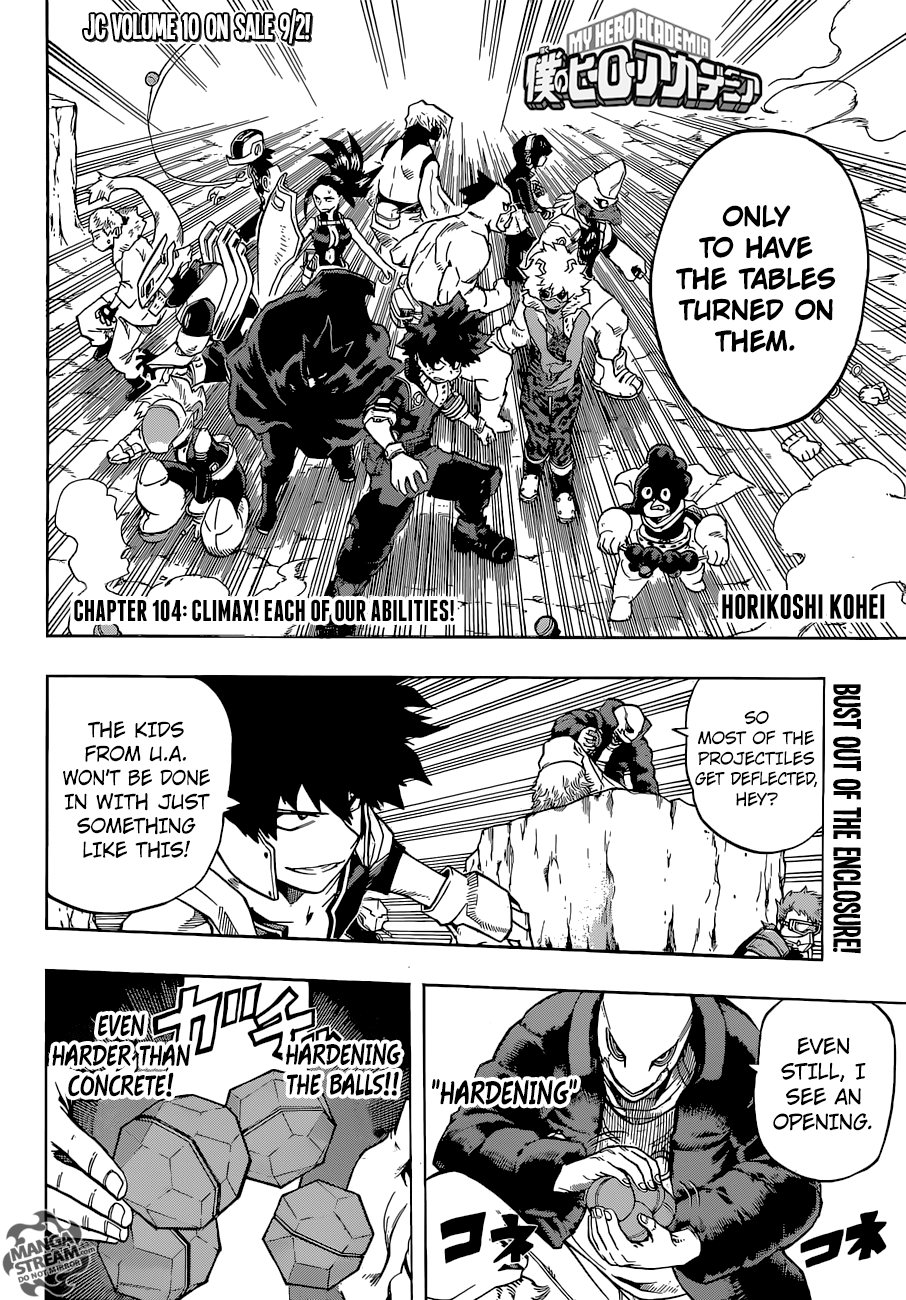 Boku no Hero Academia chapter 104 page 4