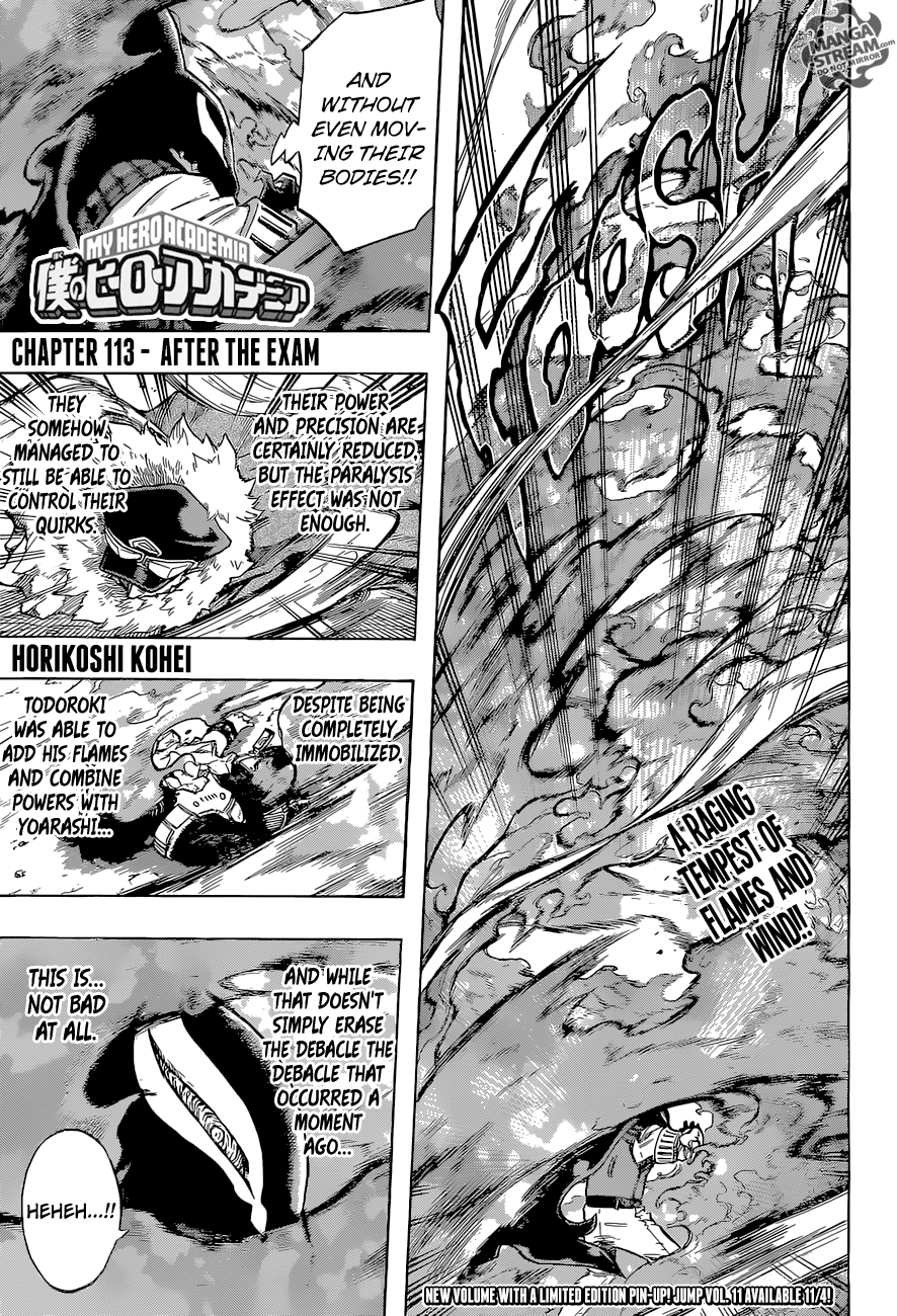 Boku no Hero Academia chapter 113 page 1