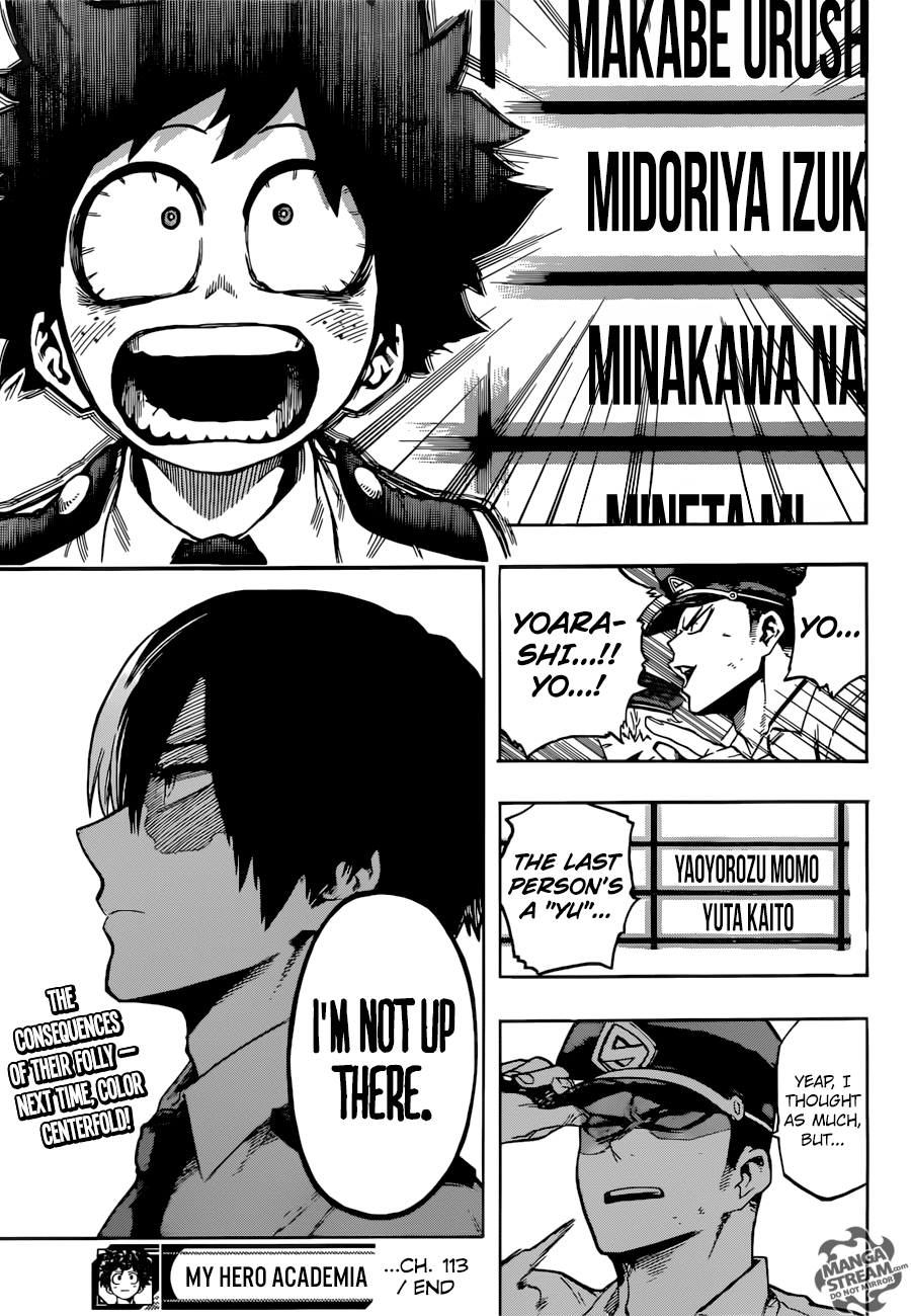 Boku no Hero Academia chapter 113 page 20