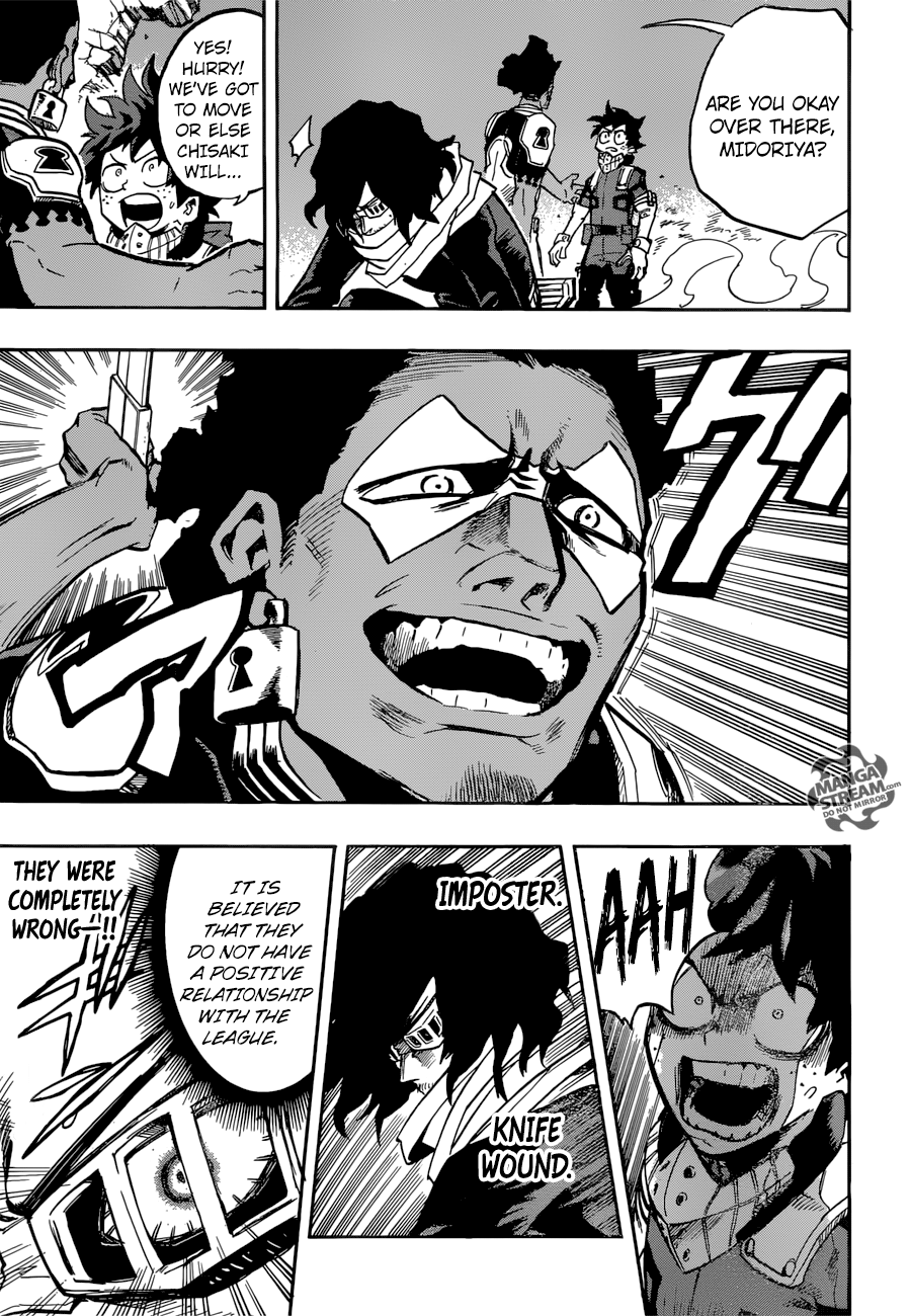 Boku no Hero Academia chapter 147 page 14