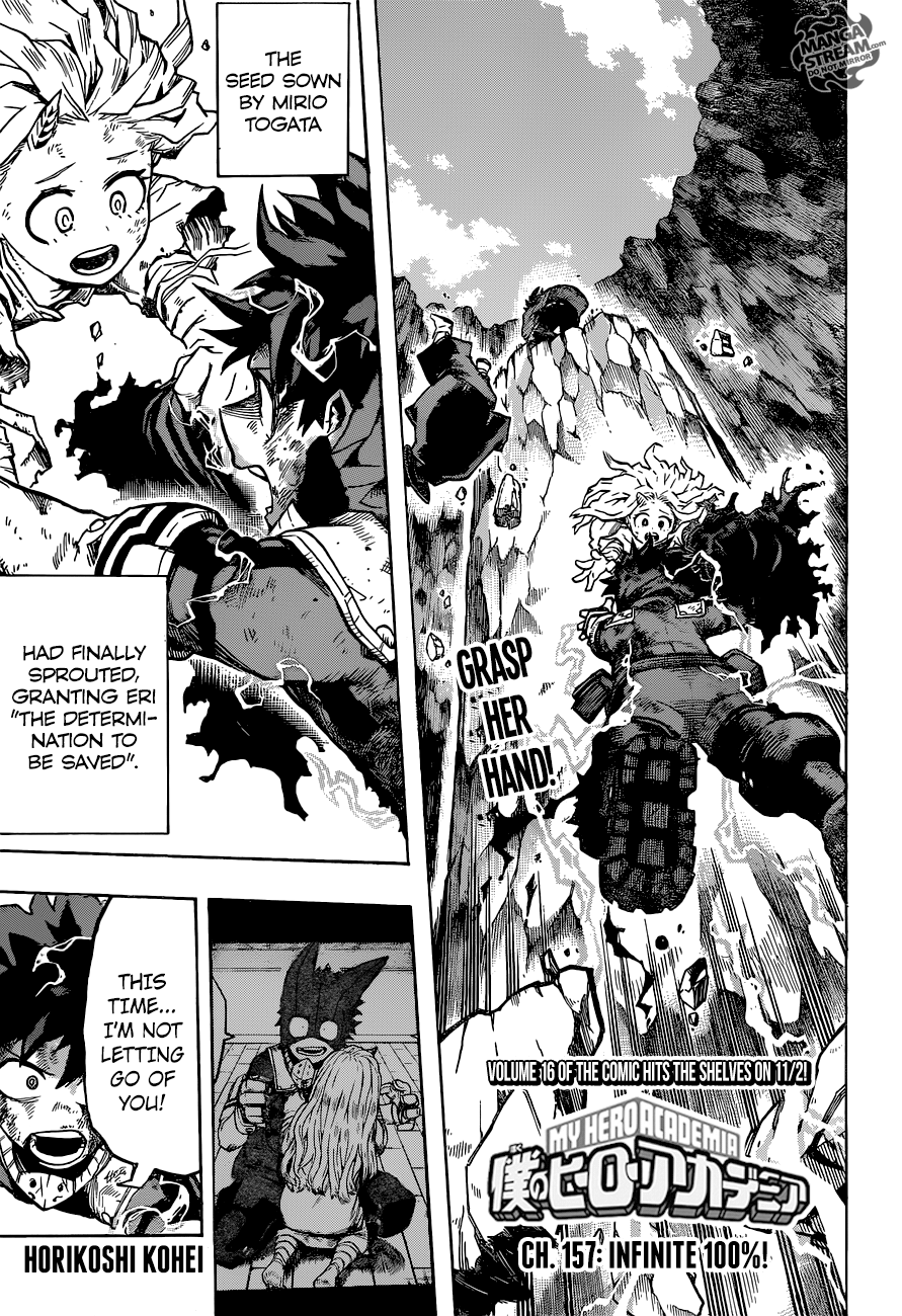 Boku no Hero Academia chapter 157 page 1